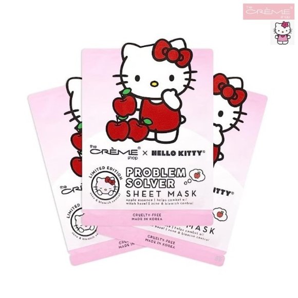 The Crème Shop x Hello Kitty ‘Problem Solver’ Sheet Masks Limited Edition 3 Pack - Picture 7 of 7